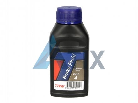 Жидкость тормозная DOT4 "BRAKE FLUID", 0.25л TRW PFB425