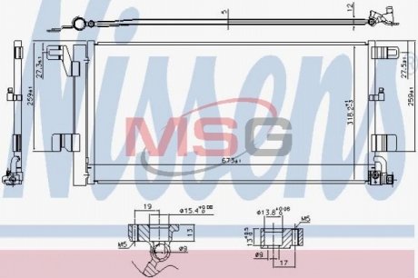 Конденсер AUDI RS 4 (B9) (17-) 2.9 TFSI NISSENS 940752