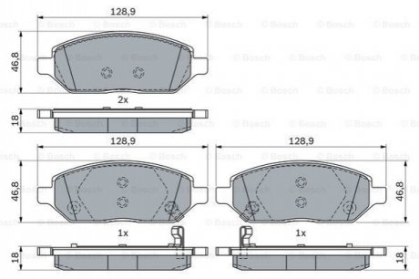 KLOCKI HAM. OPEL P. KARL 1,0 15-18 BOSCH 0986494906