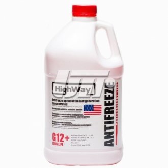 Антифриз ANTIFREEZE G12+ концентрат красный 3,78л HighWay 701492 (фото 1)