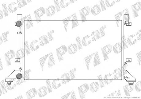 RADIATOR For TOYOTA 95-99 AVALON Polcar 957108B1 (фото 1)