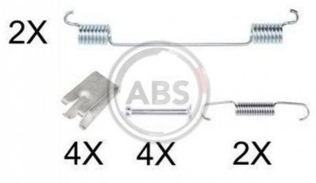 Комплектующие, тормозная колодка A.B.S. 0883Q (фото 1)