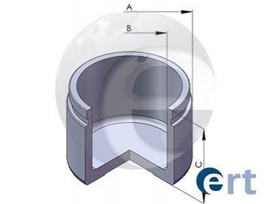 Поршень, корпус скобы тормоза ERT 150262C