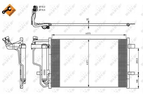 Конденсатор кондиционер NRF 35922