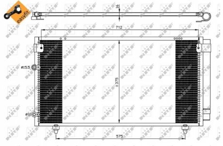 Конденсатор кондиционер NRF 35518