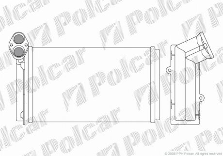 Радіатор охолодження Polcar 9550N83 (фото 1)