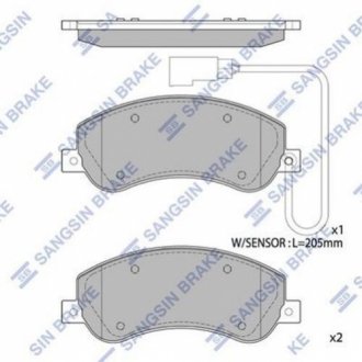 Тормозные колодки Hi-Q (SANGSIN) SP1675