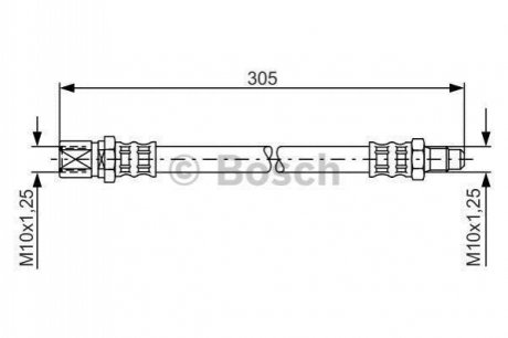 Гальмівний шланг BOSCH 1 987 476 003