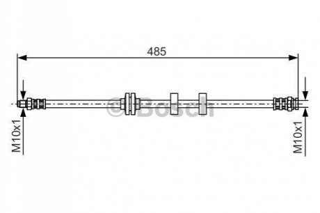 Тормозной шланг BOSCH 1 987 476 860 (фото 1)