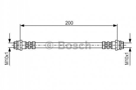 Тормозной шланг BOSCH 1 987 476 946
