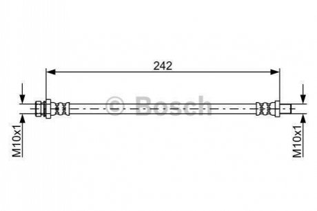 Тормозной шланг BOSCH 1987481895