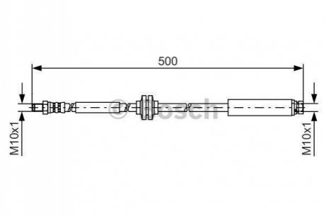 Тормозной шланг BOSCH 1 987 481 452