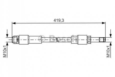 Тормозной шланг BOSCH 1 987 481 674