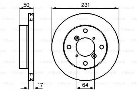 Тормозные диски BOSCH 0986478721 (фото 1)