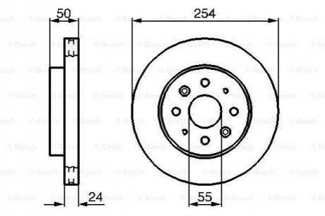 Тормозной диск BOSCH 0 986 479 231