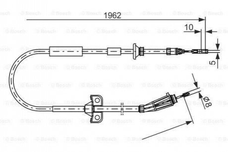 Clutch cables BOSCH 1 987 477 941