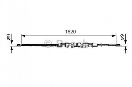 Clutch cables BOSCH 1 987 482 129 (фото 1)