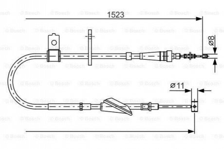 Clutch cables BOSCH 1 987 482 092 (фото 1)