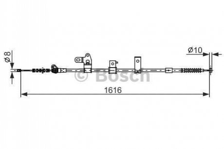 Brake cables BOSCH 1 987 482 307