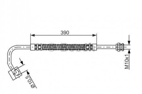 BRAKE HOSES BOSCH 1 987 476 984