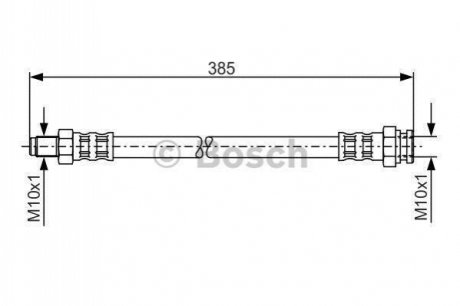 BRAKE HOSES BOSCH 1 987 481 018 (фото 1)