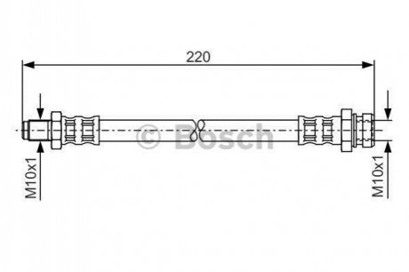 BRAKE HOSES BOSCH 1 987 476 347