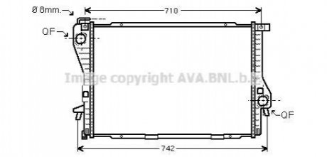 Теплообменник AVA COOLING BWA2233 (фото 1)