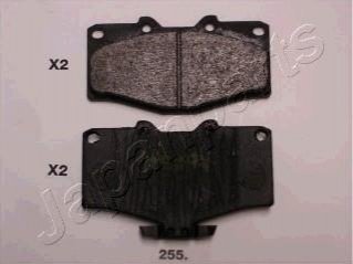 _колодки дисковые передние toyota land cruiser 2.4-4.52.4d4.2td 90> JAPANPARTS PA-255AF