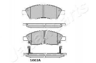 KLOCKI HAM. NISSAN P. CUBE/NOTE 12-15 16V 08- JAPANPARTS PA1002AF (фото 1)