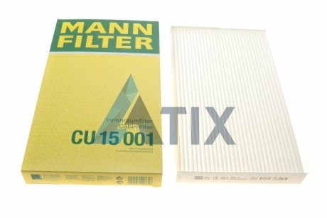 Повітряний фільтр салону MANN CU 15 001 (фото 1)