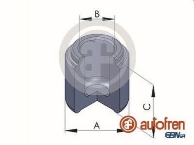 Ремкомплект дискового тормоза AUTOFREN D0-25118