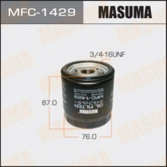 Масляный фильтр C-418 MASUMA MFC1429 (фото 1)