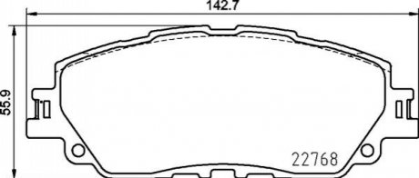 ГАЛЬМВН КОЛОДКИ ДИСКОВ BREMBO P83172