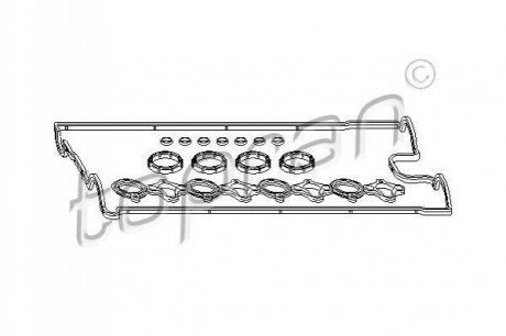 Комплект прокладок TOPRAN / HANS PRIES 207 052