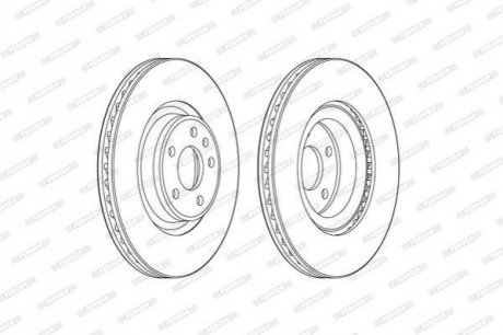 Гальмівний диск FERODO DDF2597C1