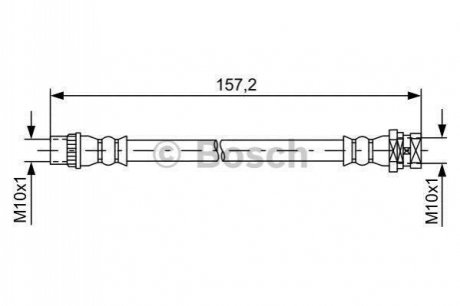 Тормозной шланг BOSCH 1 987 481 624