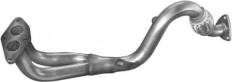 Труба глушитель приёмная для VW Golf III 1.6i 94-97. 1.6i Variant 94-95. Vento 1.6i 94-98 POLMOSTROW 30.454