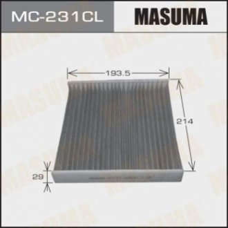 Салонный фильтр AC-108E угольный (1/40) MASUMA MC-231CL (фото 1)