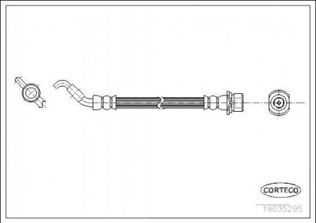 Шлангопровод CORTECO 19035295