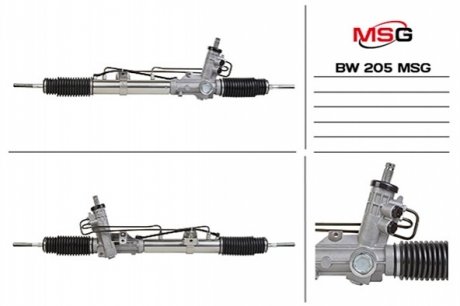 Рулевая рейка с ГУР новая BMW 3 E-46 1998-2005 MSG BW 205 (фото 1)