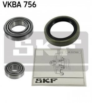 Подшипник передней ступицы колеса, комплект SKF VKBA 756