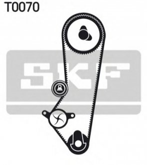 Насос води + комплект зубчатого ремня SKF VKMC 04202