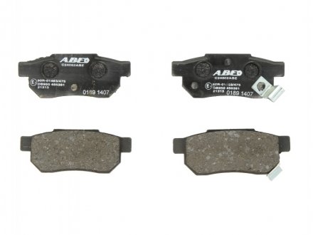 Колодки тормозные дисковые, комплект ABE C24002ABE (фото 1)