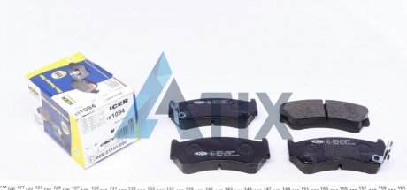 Колодки тормозные дисковые, комплект ICER 181094 (фото 1)