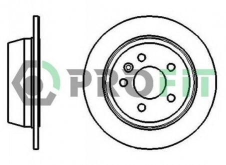 ДИСК ТОРМ. MERCEDES VITO 97-03 REAR PROFIT 5010-0861