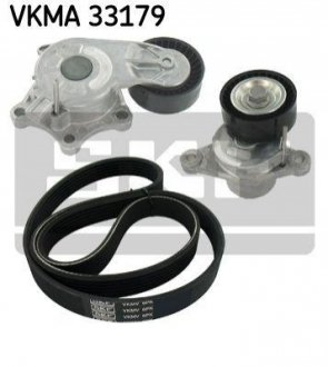 Поликлиновой ременный комплект SKF VKMA 33179