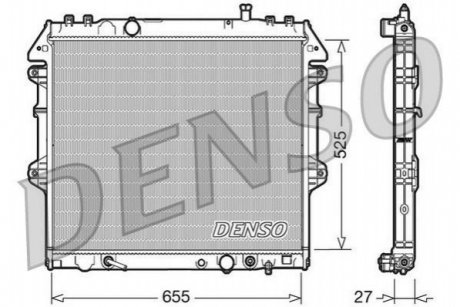 Радіатор охолоджування DENSO DRM50045