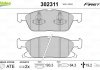 Комплект тормозных колодок дисковый тормоз Valeo 302311 (фото 2)