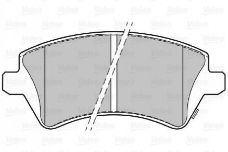 Комплект тормозных колодок Valeo 301679