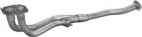 Труба глушитель приёмная для Opel Vectra 1.4-1.6i 88-92 POLMOSTROW 17.515 (фото 1)